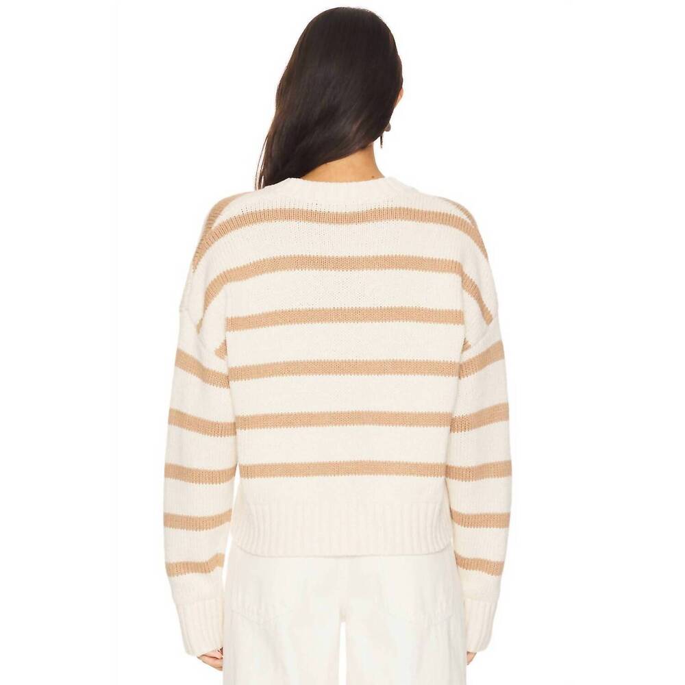 NEW KULE edith sweater in cream/toffee - Picture 5 of 6